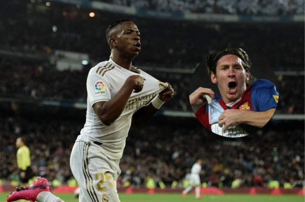 Vinicius y el récord que le robó a Messi tras el clásico Real Madrid-Barcelona