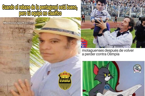 Las mejores burlas para Marathón, Motagua y hasta Real España en la pentagonal