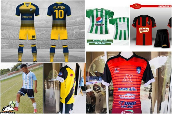 ¡Belleza! Así lucen los uniformes de los clubes de la Liga de Asceso en Honduras