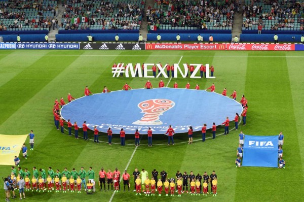 La FIFA echa a dos aficionados mexicanos del estadio en Copa Confederaciones
