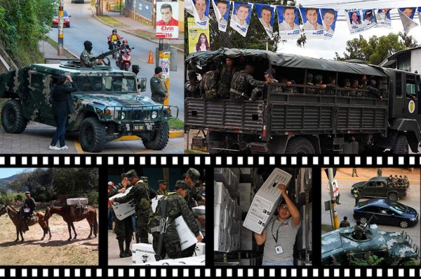 Honduras se encuentra militarizada para desarrollar el proceso electoral