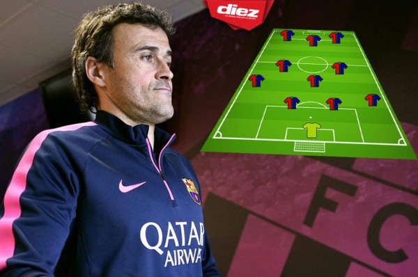 El último 11 de Luis Enrique en Liga como DT del Barcelona