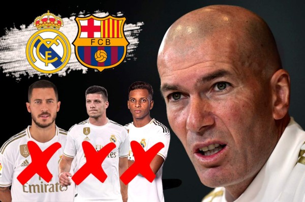 Real Madrid: Convocatoria de Zidane para el Clásico Español ante Barcelona