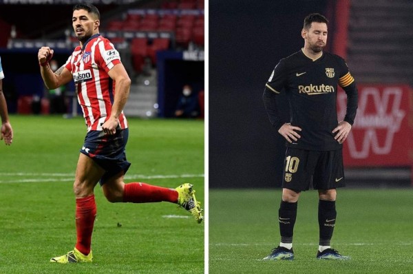 Luis Suárez está imparable: Doblete con el Atlético y se aleja de Messi en la tabla de goleadores