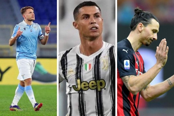 La tabla de goleadores de la Serie A de Italia: Immobile anota y se acerca a Cristiano Ronaldo