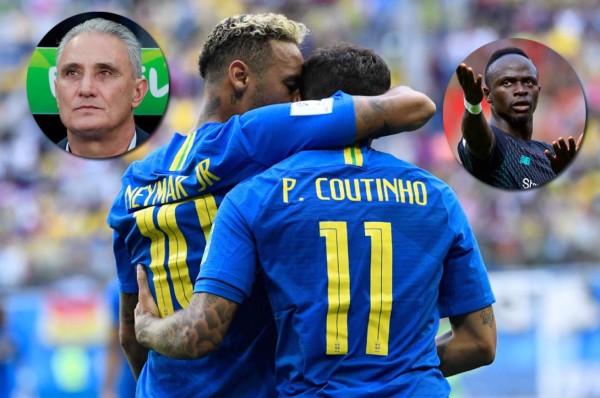 Tite alaba a Mané y jugará con Neymar y Firmino en punta contra Senegal