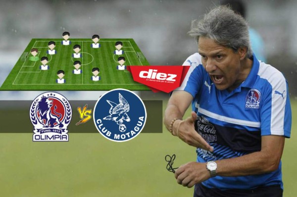 ¡Con todo! Así jugaría Olimpia hoy ante Motagua en el duelo de ida de la semifinal