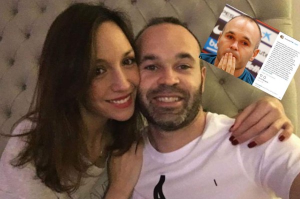 La emotiva carta de la mujer de Iniesta sobre el adiós del jugador del FC Barcelona
