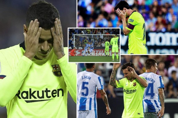 EN FOTOS: Amargura y frustración en el Barcelona, Leganés estalla de felicidad