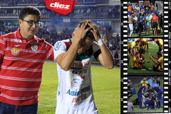 Las imágenes que no viste en televisión de la vuelta de repechaje en Honduras