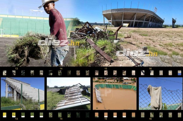 ¡Daño total en el engramillado! Así luce el estadio de Parrillas One tras ser azotado por dos huracanes