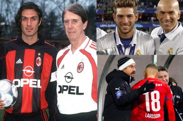 Queda en familia: Entrenadores que dirigieron a sus hijos en un club profesional