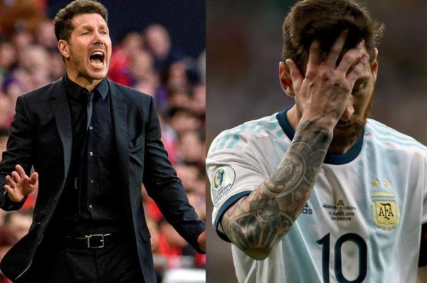 Simeone defiende al 10 de Argentina: 'Messi necesita un equipo'
