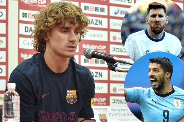 Griezmann: 'No he recibido mensaje de Messi, pero sí de Suárez'