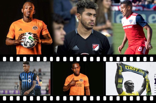 Números de camisa que usarán legionarios hondureños en la MLS, México y Sudamérica