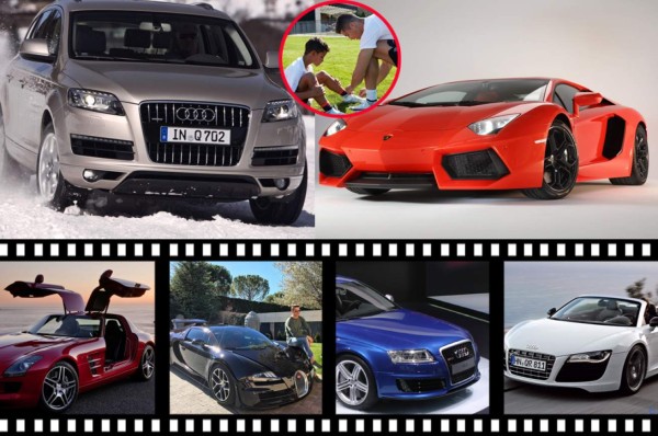 ¡BELLEZAS! La impresionante colección de carros de lujo de Cristiano Ronaldo