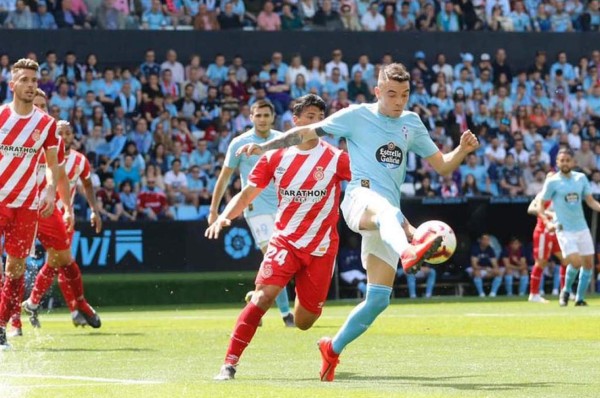 Sin el Choco Lozano, el Girona cae ante el Celta y peligra con el descenso