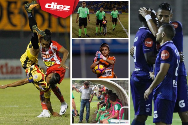 NO VISTE EN TV: El festejo del Motagua y el reclamo de Vargas a Joshua