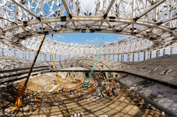 Así son los modernos estadios en los que se jugará el Mundial de Rusia 2018