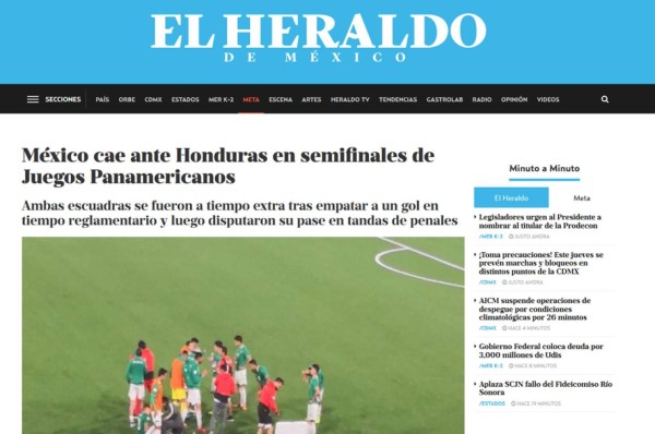 Prensa internacional ataca a México tras caer ante Honduras: 'Tricolor de tercera'