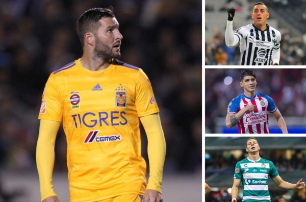 Liga MX: Los diez máximos goleadores que están activos, Gignac persigue el primer lugar &nbsp;&nbsp;