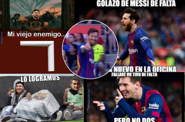 Messi, protagonista de los memes que dejó el Barcelona-Alavés