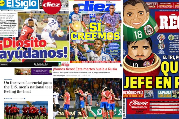 IMPERDIBLES: Así amanecieron las portadas de Concacaf y del mundo