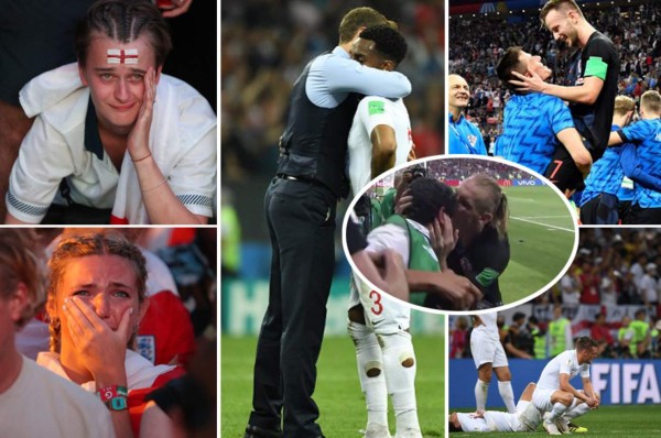 La tristeza y desilusión de Inglaterra; croatas celebraron con fotógrafo salvadoreño
