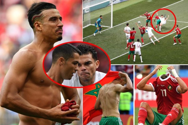 Destrozados: Las desgarradoras imágenes de marroquíes en Rusia y la felicidad de Cristiano