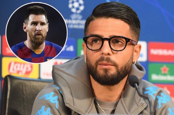 Insigne calienta el Barcelona-Napoli: ''Messi es el mejor, pero Maradona es sagrado''