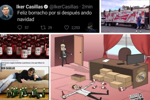 Messi regaló cervezas por gol y los memes hacen pedazos a Iker Casillas en redes sociales