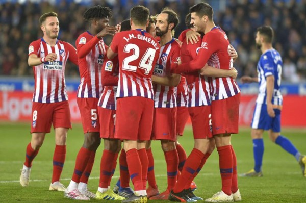 Festín del Atlético de Madrid sobre el Alavés en la Liga Española