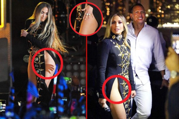 JLo sorprende a sus seguidores al salir a concierto sin ropa interior