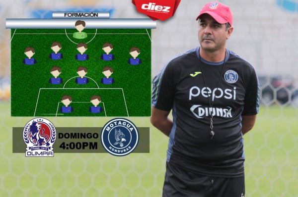 Este sería el 11 del Motagua con el que espera estrenarle la copa a Olimpia