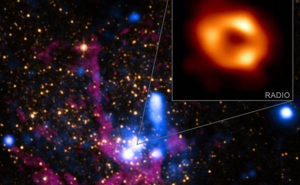 Una foto histórica: la primera imagen del agujero negro en el centro de la Vía Lactea y fue bautizado como Sagitario A*