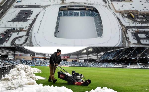 El Allianz Field tiene calefacción para el campo, sin embargo esto no ayudará a los futbolistas a mantenerse cálidos.