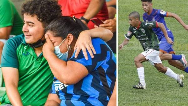 La madre del futbolista Isaac Castillo fue captada llorando tras ver el primer gol de su hijo con el Marathón.