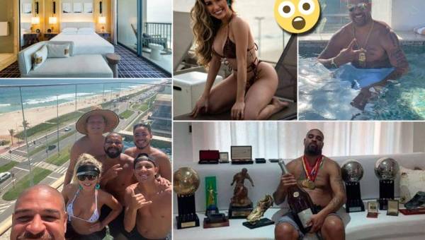 El exgoleador de la 'Canarinha' y del Inter de Milán vive la buena vida en un hotel cinco estrellas de Rio de Janeiro. Vendió su mansión y solo se llevó sus trofeos.