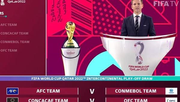 Así quedaron definidos los cruces de Concacaf, Conmebol, Asía y Oceanía para la Copa del Mundo de Qatar 2022 que se realizó este viernes en Zúrich, Suiza.