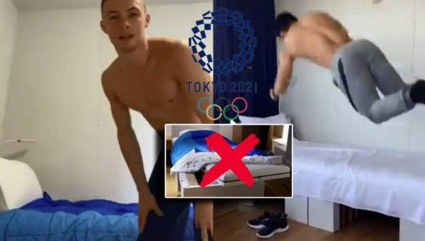 La noticia de la existencia de las camas anti-sexo en los Juegos Olímpicos de Tokio ha retumbado en los últimos días, pero unos atletas han comprobado si estas se desmoronan o no.