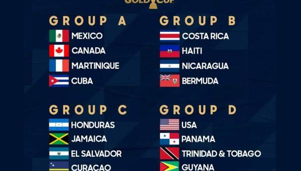 La Concacaf sorteó los grupos de la Copa Oro 2019. Honduras no la tendrá sencillo.