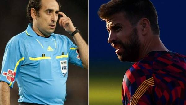 Iturralde le contestó a Piqué luego de que el central dijo que el 85% de los árbitros en España ayudan al Real Madrid.