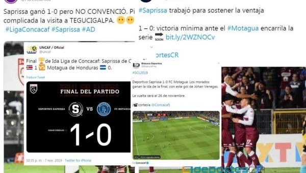Te presentamos las portadas de los medios costarricenses luego de la victoria 1-0 de Saprissa en la final de ida de Liga Concacaf ante Motagua.