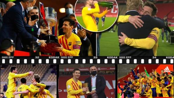 Las imágenes que nos dejó la gran final de la Copa del Rey que ganó el Barcelona ante el Athletic; Messi fue la gran figura y podría haber levantado la última Copa tras tener su futuro todavía en el aire.