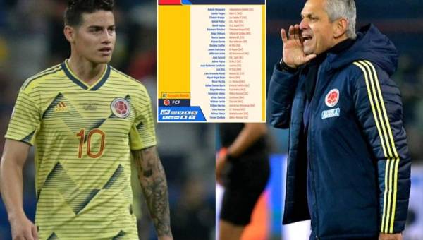 Reinaldo Rueda puso fin a la polémica y citó a James Rodríguez para los juegos eliminatorios de Colombia en noviembre.