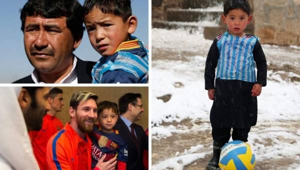 Murtaza Ahmadi se hizo muy famoso por una foto donde salía con una camisa de plástico de Messi, pero todo terminó siendo una historia de terror.