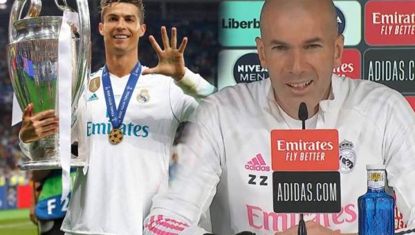 Zidane expresó el gran cariño que le tiene a Cristiano Ronaldo y no descartó que el portugués regresar al Madrid.