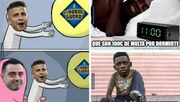 En las redes sociales no perdonan a Xavi Hernández por sus reglas y multas en el FC Barcelona. Dembelé se destaca.