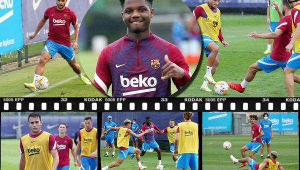 La afición azulgrana expresó su felicidad en las redes sociales del Barcelona tras ver que Ansu Fati volvió a unirse al grupo.