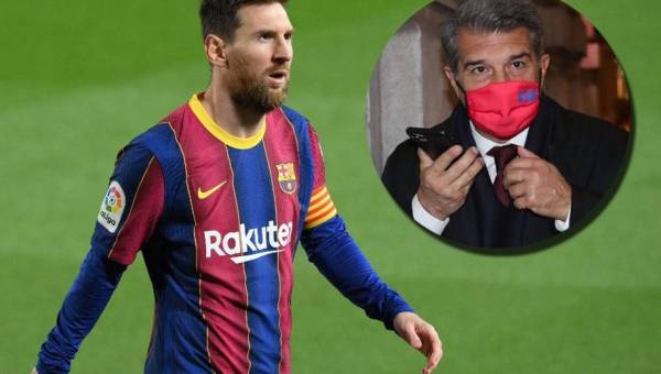 Laporta cree que Messi comprenderá lo de la rabaja salarial, pero le ofrecerá un contrato vitalicio en el Barcelona.